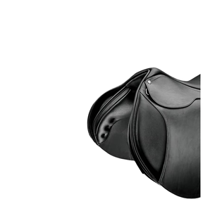 อานม้ากระโดดแบบอังกฤษทำมือปีกกว้างสีดำขี่ม้าหนังสินค้าแข่งม้า - Product Image 3