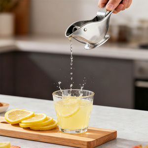Presse-agrumes manuel en aluminium durable pour citron, presse-agrumes en métal pour citron vert, <span class=keywords><strong>extracteur</strong></span> de jus de fruits pour <span class=keywords><strong>chef</strong></span> professionnel - Product Image 4