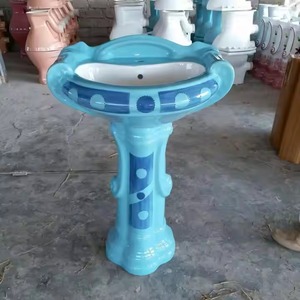 อ่างล้างมือเซรามิกสเตอร์ลิงอ่างล้างมือแบบหรูหราสำหรับห้องน้ำ - Product Image 1