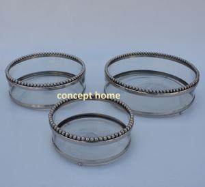 Grand saladier de luxe en acier inoxydable avec bordure perlée, sans BPA, écologique, à double paroi, compatible congélateur, pour restaurant - Product Image 6