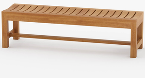 Banco de Jardín/Patio de Madera de Teca para Exteriores, Moderno, Duradero y de Primera Calidad - Product Image 3