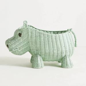 Cesta tejida con forma de animal para decoración de habitación de bebé niña, cestas de mimbre, precio competitivo - Product Image 5