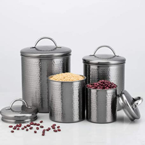 Stainless Steel Pets Food Storage Jars