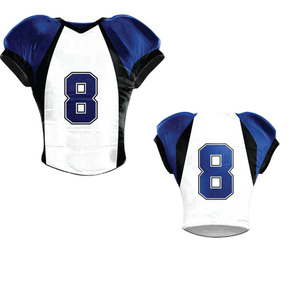Meilleurs derniers maillots de football américains respirants et uniformes de sport 2 pièces en style football américain grande taille - Product Image 4