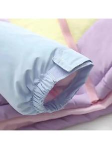 Chaqueta acolchada de Invierno para mujer, abrigo de burbujas con capucha y cremallera de cuello alto, estilo informal, bonito bloque de Color a prueba de viento - Product Image 3