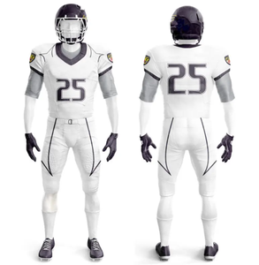 Diseño personalizado entrenamiento práctica poliéster fútbol americano Jersey sublimación joven niño Universidad fútbol americano uniforme - Product Image 1