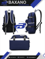 Sac à dos de jeu de style anime, grande capacité, imperméable, en polyester, décontracté, avec fermeture éclair, pour l'école, les voyages, ordinateur portable, pour adolescents, tendance