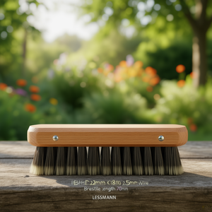แปรงขัดเงา IBFH D.22 มม. K180 ขนแปรงลวดยาว 2.5 มม. ความยาว 70 มม. โดย LESSMANN - Product Image 3