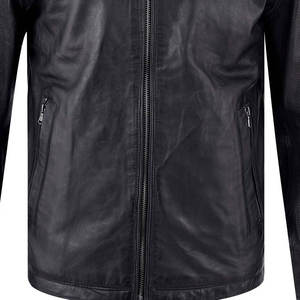 Chaqueta de cuero ligera para hombre Precio barato Nueva chaqueta de cuero elegante hecha en Pakistán - Product Image 6