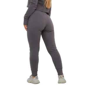 ชุดวอร์มลำลองของผู้หญิง2ชิ้นเสื้อครอปมีฮู้ดลำลองกางเกงวอร์มขาบาน2025 - Product Image 4