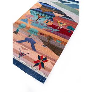 Tapis en laine et soie de bambou à motif abstrait Freedom Manchaha, noué à la main, pour usage domestique - Les-1490 par Jaipur Rugs US - Product Image 1