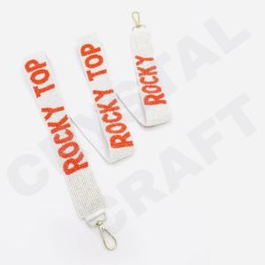 <b>CRYSTAL</b> <b>CRAFT</b> Customized Color Glass Bead Indian Style Purse Strap with Custom Logo-Daily Use Accessories - Product Image 2