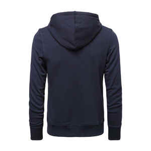 Sudadera con capucha talla grande para Hombre | Sudadera de mezcla de algodón con cremallera completa y bordado personalizado OEM - Product Image 4