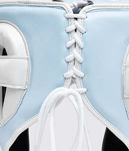 Lo último 2025 protección profesional de entrenamiento de boxeo con mosca protector de cabeza logotipo personalizado protectores de cabeza de boxeo con mosca Material de cuero duradero - Product Image 2