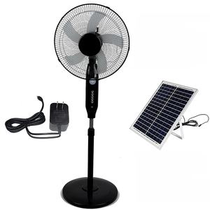 Fresh in Stock Adjustable Height Battery Powered <b>Solar</b> <b>Fan</b> for Home Office and Camping - Product Image 1