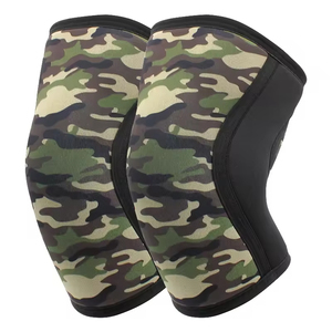 Manchon de genou en néoprène compressif, léger, respirant, réglable et pliable, protection professionnelle pour l'entraînement - Product Image 4