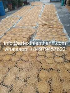 Napperon en rotin durable de fabricant de plat de chargeur tissé rond en gros pour l'usage quotidien fait à la main du Vietnam - Product Image 5