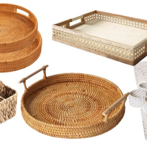 OUTILS DE CUISINE EN ROTIN NATUREL FAITS MAIN - Product Image 3