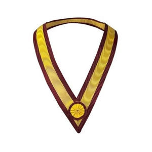 Precio de fábrica OSM Past Grand Rank Officer's Collarette Cinta personalizada Decoración Masonic Regalia Collarette - Product Image 1