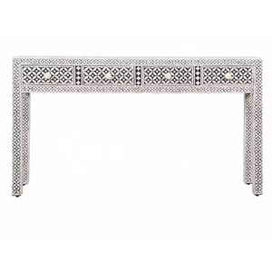 Motifs d'incrustation d'os traditionnels faits à la main Style élégant pièce décorative croissant artisanat pour la maison ferme salon meubles - Product Image 3