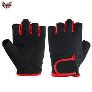 Best Design Wholesale Customized Logo Printing <b>Light</b> Weight Half <b>Finger</b> Coverage Weightlifting Gym Wear Gym Gloves - Product Image 2
