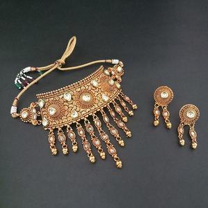 ชุดสร้อยคอทองแดง FBB0140C สร้างสรรค์จริง, โฆษณาหิน Choker ชุดเครื่องประดับที่ดี - Product Image 1