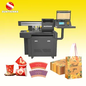 China First Mini Digitaldruck Fan Pappbecher Kraft beutel Single Pass Drucker für Druckerei Small Business