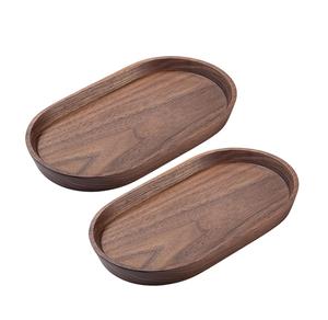 ถาดไม้รูปไข่สำหรับเสิร์ฟชากาแฟถาดเล็กสำหรับเสิร์ฟอาหารถาดตกแต่งสำหรับใส่ผลไม้อาหารเรียกน้ำย่อย - Product Image 1