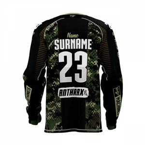 Jersey de Paintball de manga larga, camisetas deportivas personalizadas y camisetas a la venta, camisetas de Paintball personalizadas, coderas, camisetas para hombres - Product Image 2