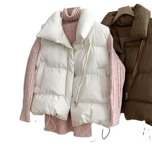 Chaleco ligero personalizado cálido burbuja empacable chaqueta sin mangas de talla grande invierno hombres pato abajo chaleco para hombres - Product Image 3