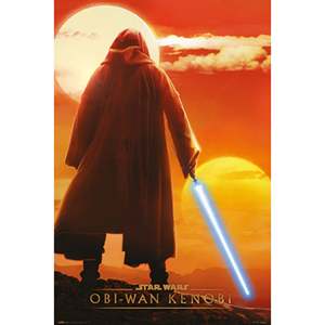 Póster de Estilo Moderno de Star Wars Kenobi Twin Suns para Decoración de Pared - Product Image 1