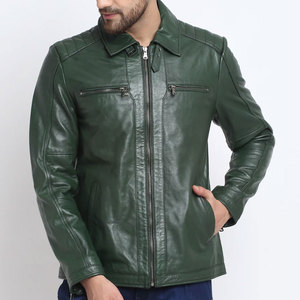 Chaqueta de Cuero para Hombre de Alta Calidad, Estilo Urbano, Nueva Colección, Impermeable y Resistente - Product Image 1