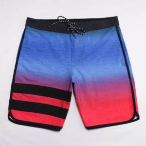 2021 pantalones cortos de natación informales de cintura media para hombre, pantalones cortos de playa de verano de secado rápido con decoración Vintage y bolsillos traseros - Product Image 1