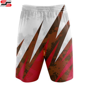 Custom Logo Wholesale Men's Sublimation <b>5</b> Inch Inseam Blank Jogger Casual With Pockets Summer Basketball Mesh Shorts - Product Image 2