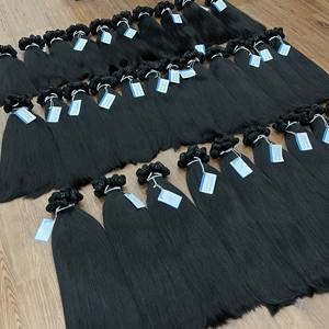 ¡Venta caliente! Paquetes de cabello de trama ondulada natural 100% extensiones de cabello humano vietnamita no sintético sin enredos - Product Image 5