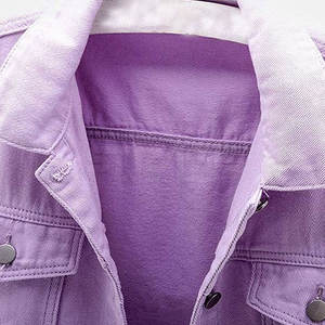 Veste en jean moderne pour femmes, design élégant, confort quotidien, forme classique, texture de tissu lisse, coton tricoté, coton léger - Product Image 3