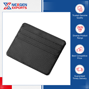 Offre de revendeur de premier plan : Porte-cartes d'identité en cuir PU vierge pour sublimation, qualité supérieure, style tendance, prix raisonnable, par Nexgen Exports - Product Image 5