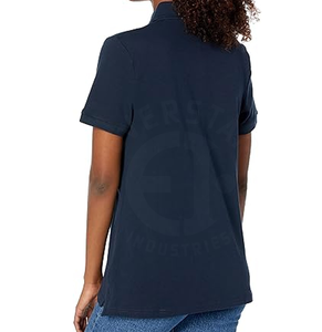 Polos de mujer de moda 100% algodón hechos a medida para una comodidad elegante del fabricante de Pakistán - Product Image 5