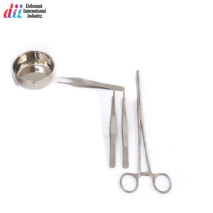 Debonairii High Quality Stainless Steel Dressing Set Plastic <b>Basis</b> <b>Surgical</b> <b>Instruments</b> Forceps for Medical Surgery - Product Image 3