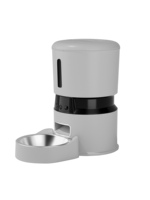 Distributeur automatique intelligent pour animaux de compagnie OEM 4L ABS, grand distributeur avec minuterie, Wifi, application Tuya, fournitures pour animaux de compagnie