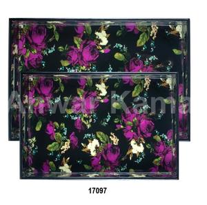 High Quality Gold Metal Rectangular Shape <b>Tray</b> Coffee & <b>Tea</b> <b>Tray</b> for Home Hotel Kitchen & Restaurant - Product Image 3