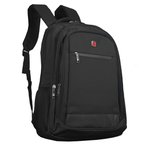 Sac à dos pour ordinateur portable unisexe de 17 pouces, multi-compartiments, à fermeture éclair, rembourré, imperméable, pour voyages et école, avec ceinture à coussin d'air - Product Image 1
