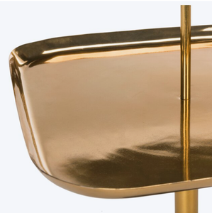 Mesas Auxiliares Modernas de Lujo en Metal y Vidrio, Diseño Duradero, Fácil de Limpiar, Tamaño Personalizado Disponible, Acabado con Recubrimiento en Polvo para Uso en Hogar y Oficina - Product Image 4