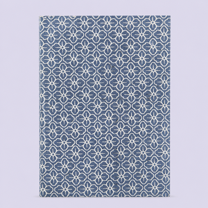 Cuaderno A6 con Patrón Abstracto - Cuaderno de Espiral con Cubierta de Papel Offset - Product Image 1