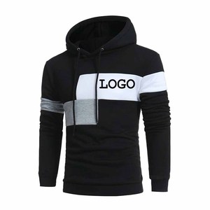 Hoodie unisexe en polyester/coton de haute qualité, anti-plis, à épaules tombantes, coupe carrée, imprimé sur mesure, en molleton bouclette teint uni, coupe classique - Product Image 2