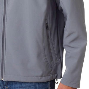 <b>Men</b> Outwear Grey New Casual <b>Jacket</b> Waterproof Woven Adults Softshell <b>Jacket</b> - Product Image 3