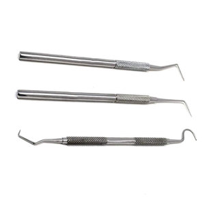 Sonda dental manual reutilizable de alta calidad, agarre ergonómico de uso profesional de doble extremo, garantía de 2 años - Product Image 4