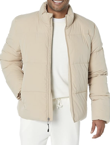 Nouvelle arrivée du Bangladesh, directement de l'usine, veste matelassée à col montant pour homme, poids lourd, veste thermique d'hiver, rembourrage à bulles - Product Image 5
