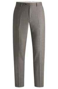 Pantalon large mi-taille en laine légère pour homme, décontracté et formel, coupe régulière, respirant, écologique, séchage rapide - Product Image 5