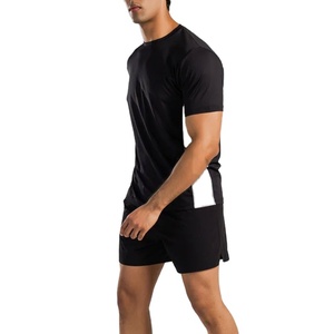 T-shirt d'entraînement personnalisé à manches courtes et col rond, 100 % coton écologique, modèle 2026, à personnaliser – Vente flash - Product Image 3